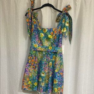 Show Me Your MuMu Floral Mini Dress - Multicolor